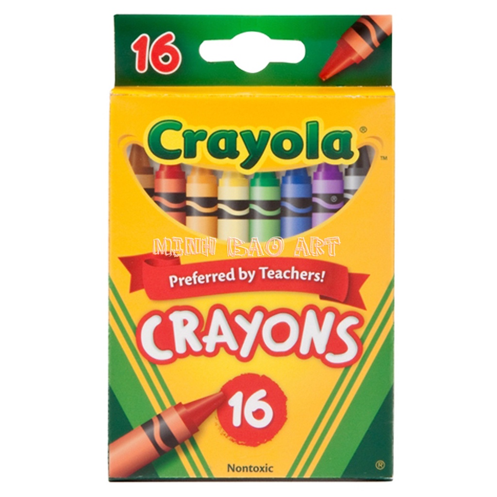 BÚT SÁP MÀU CRAYOLA 8/16/24 MÀU