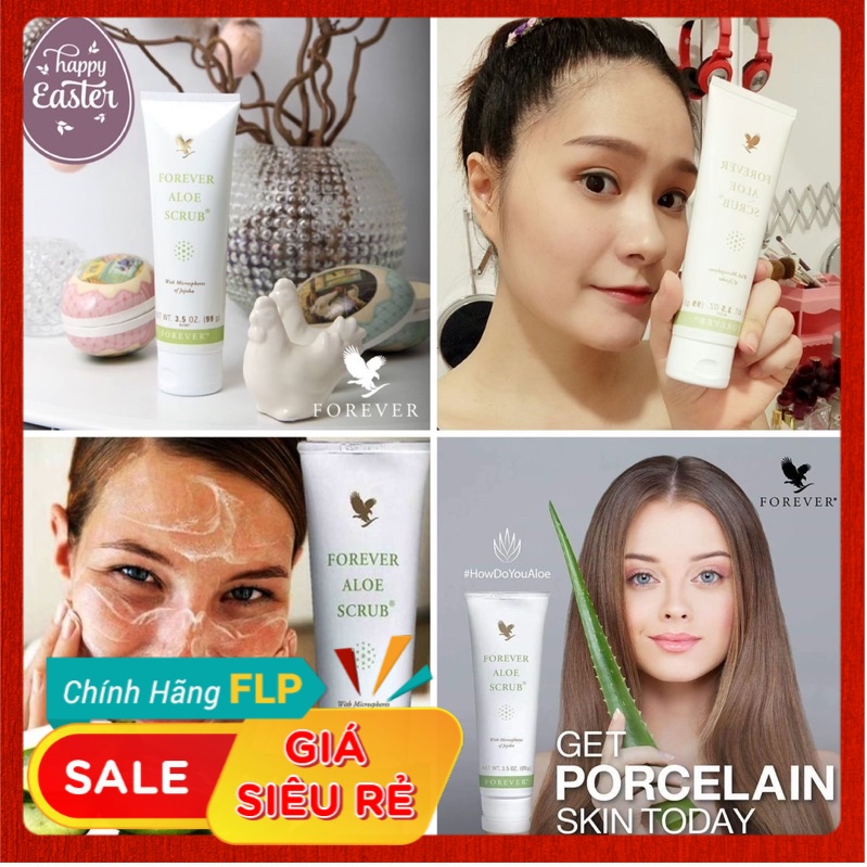 💥[ HÀNG CHÍNH HÃNG]💥 238 FLP - SỮA RỬA MẶT TẨY TẾ BÀO CHẾT LÔ HỘI- FOREVER ALOE SCRUB FLP, 061 flp, 062 flp, 063 flp