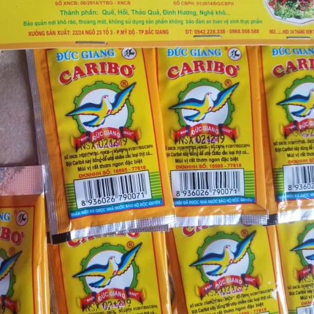 BỘT CARIBƠ hiệu Đức Giang