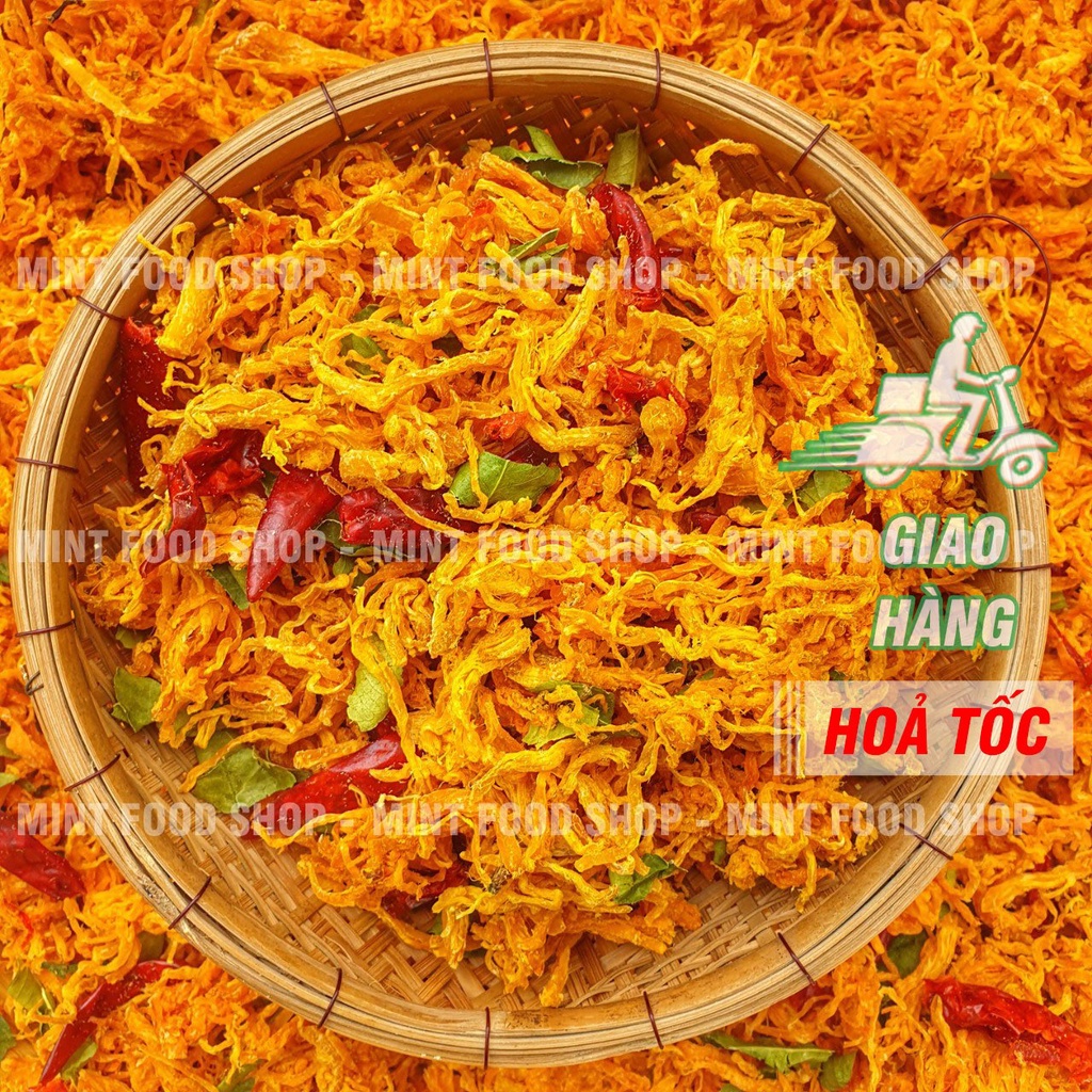 Khô Gà Lá Chanh Loại 1 Siêu Ngon 1kg 2 Hộp 500gr