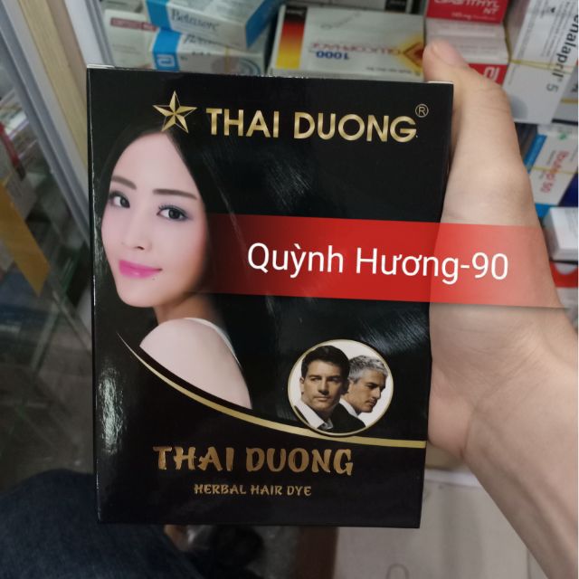 Nhuộm đen Thái Dương cho mái tóc đen mượt