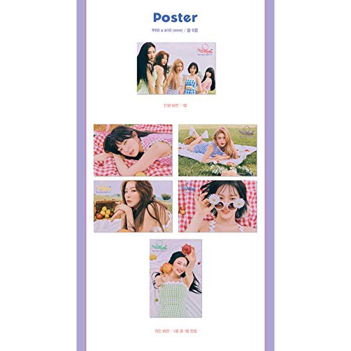 Có sẵn poster chính hãng nhóm Red Velvet - Monster, TRF Day 2
