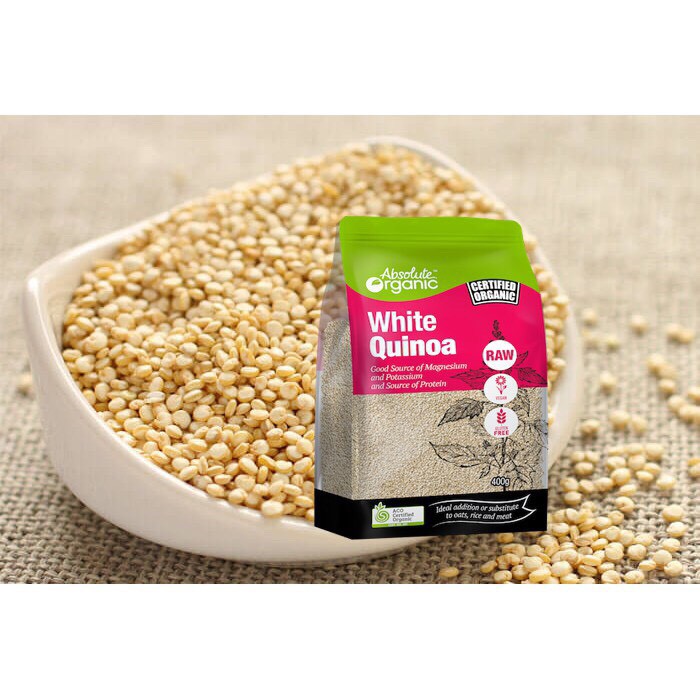 (1KG) HẠT DIÊM MẠCH TRẮNG QUINOA - HỖ TRỢ GIẢM CÂN