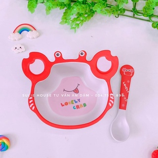 Bát nhựa sợi tre kèm thìa
