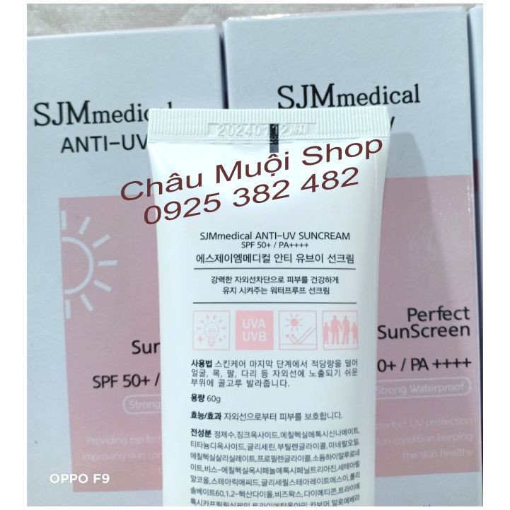 Kem Chống Nắng Trắng Da SJM Medical Anti –UV Sun Cream -  Perfect Sun Screen SPF 50+/PA++++