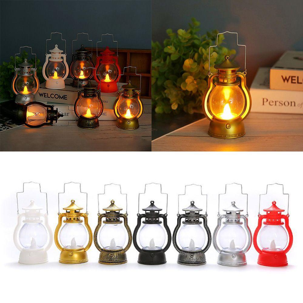 1 Lồng Đèn LED Hình Ma Kiểu Retro Treo Trang Trí Giáng Sinh