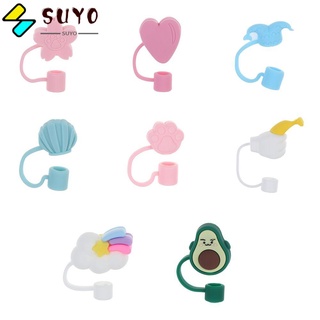 Nắp đậy ống hút silicone chống bụi bẩn chống văng nước tái sử dụng được tiện lợi
