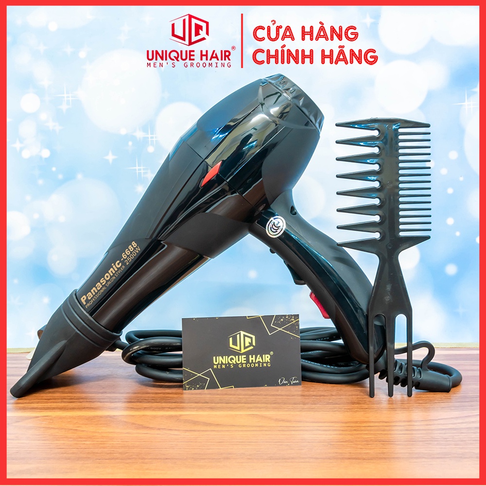 [ CHÍNH HÃNG STORE HÀ NỘI ] Máy sấy tóc Pana 6688 Cao Cấp 2500w ( Công suất thực, Phích cắm 2 chấu chuẩn Salon )