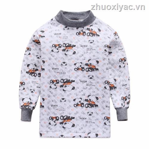 Bộ Đồ Giữ Ấm 100% Cotton Dày Dặn Cho Bé Trai1