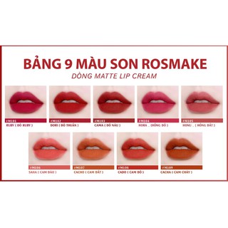 Son Rosmake 4 Màu Siêu Hot