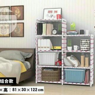 Kệ sách,để đồ 2 buồng 7 ngăn