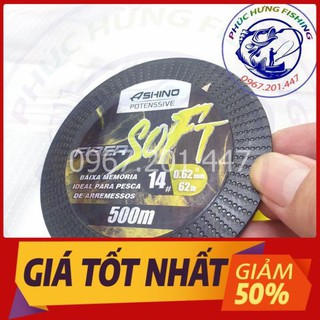 [ XẢ HÀNG ] Dây Cước Siêu Bền Ashino Soft 500m Full Size