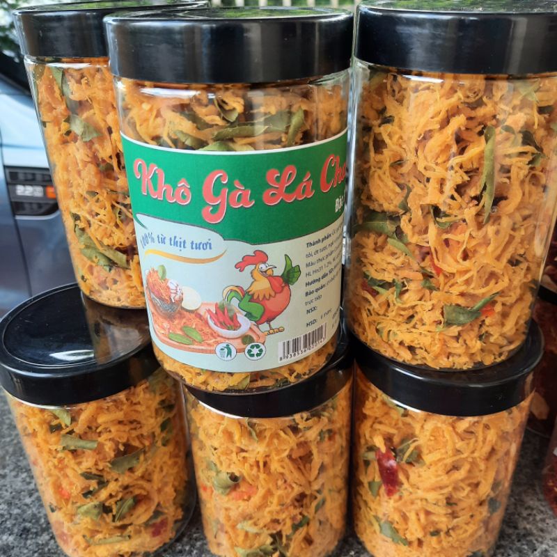 Khô Gà lá chanh xé cay loại ngon _ Hộp 300g | BigBuy360 - bigbuy360.vn