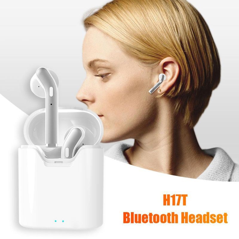 1 Cặp Tai Nghe Không Dây Bluetooth 5.0 Có Mic H17T Tws