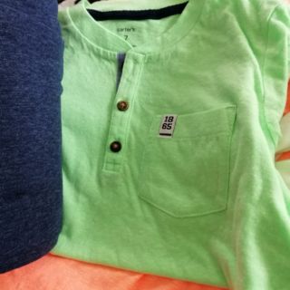 Áo carter's bé trai dư xịn size 2 màu cam