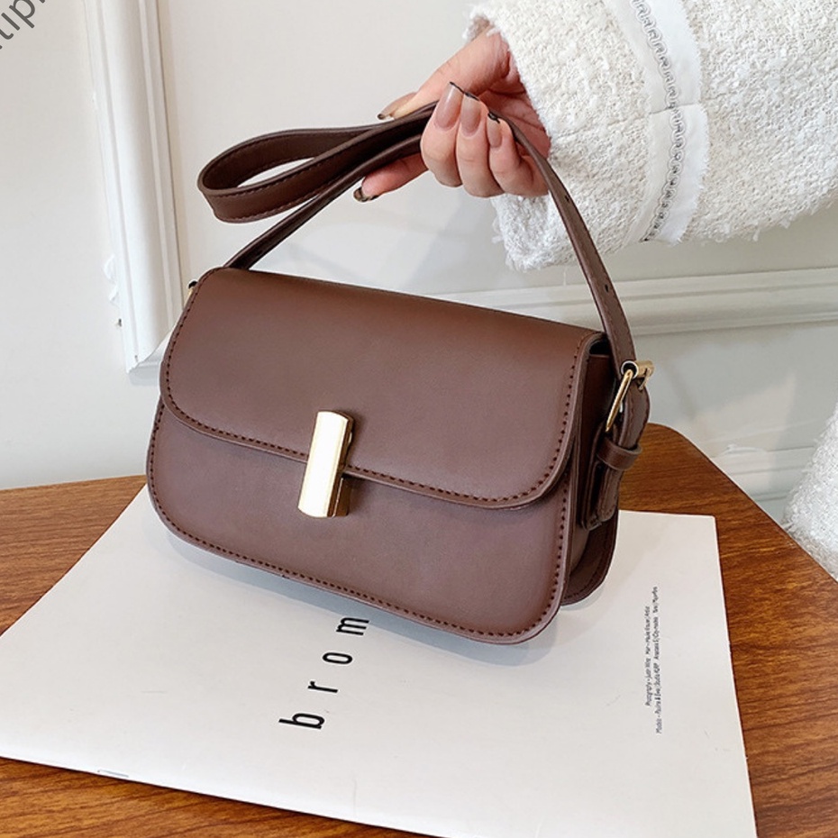 Túi Xách Nữ Kẹp Nách Mini Đeo Chéo Phong Cách Retro Thời Trang Latipi M128