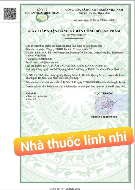 (6 tặng 1) Thực phẩm MAXXHAIR ngăn rụng tóc,kích thích tóc mọc nhanh. | BigBuy360 - bigbuy360.vn