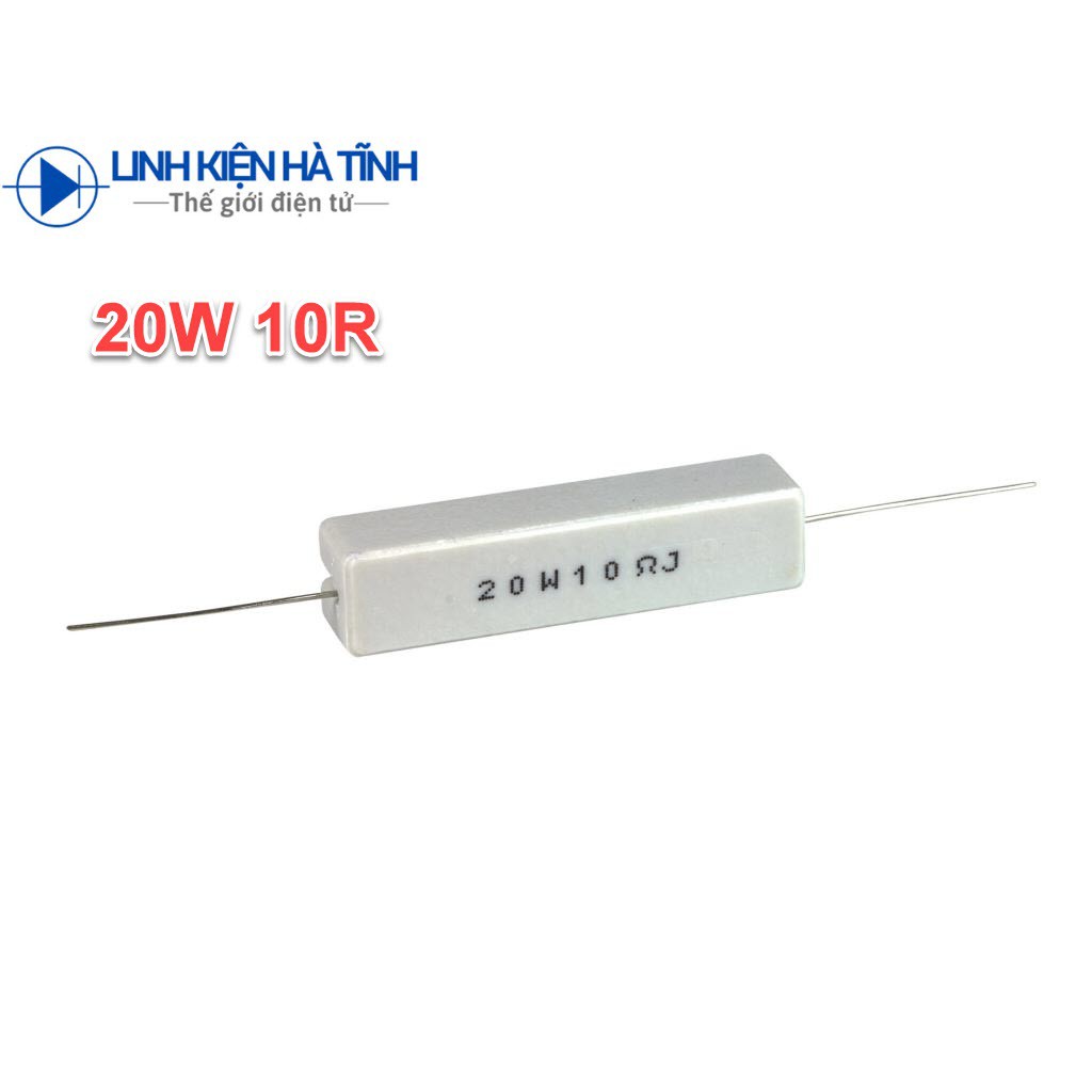 TRỞ SỨ TRỞ CÔNG SUẤT 20W 10R 10OHM 20W