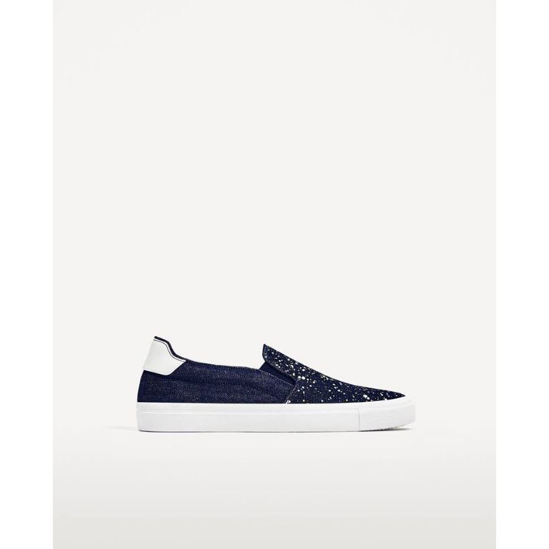 Giầy lười vẩy sơn nam zara man | BigBuy360 - bigbuy360.vn