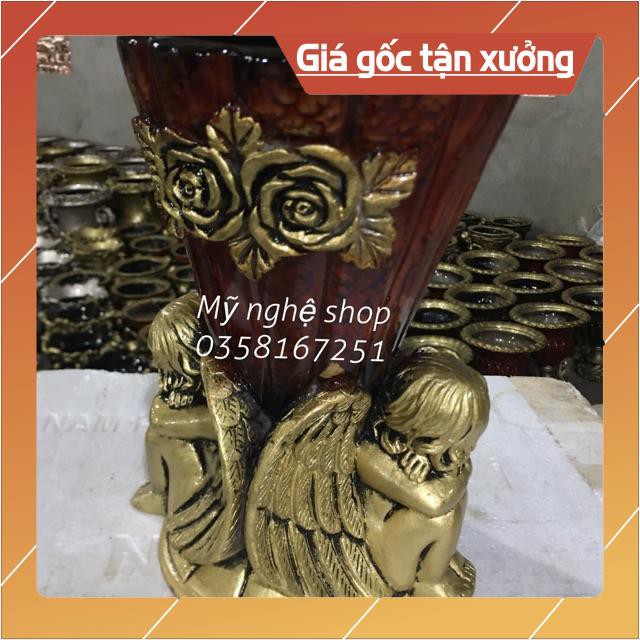 bình hoa composite Bình hoa composite, lọ hoa ( thiên thần ngồi)
