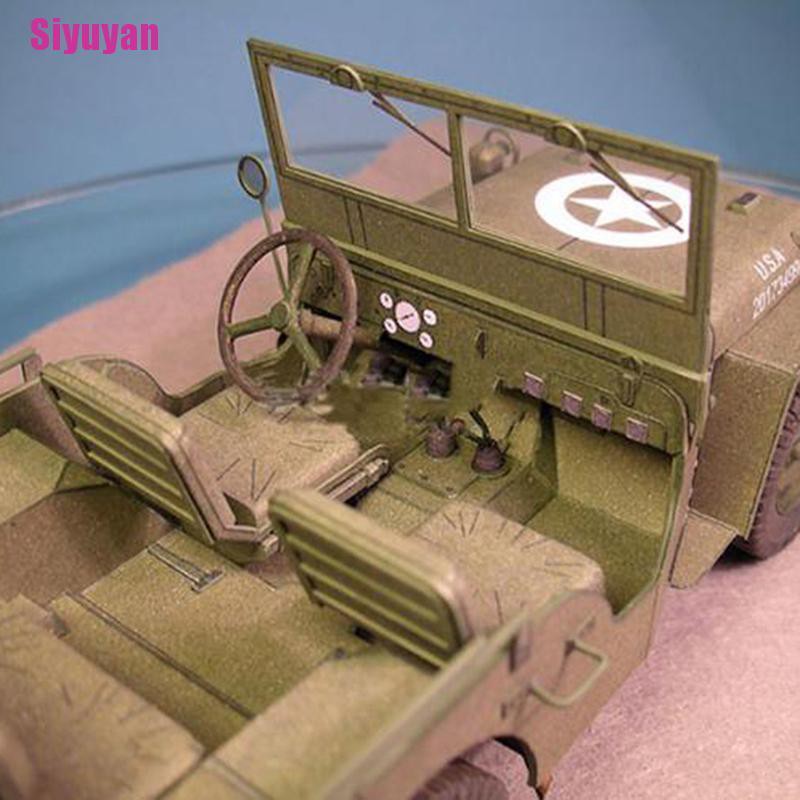 Mô Hình Xe Jeep Willys Mb Jeep Tỉ Lệ 1: 25