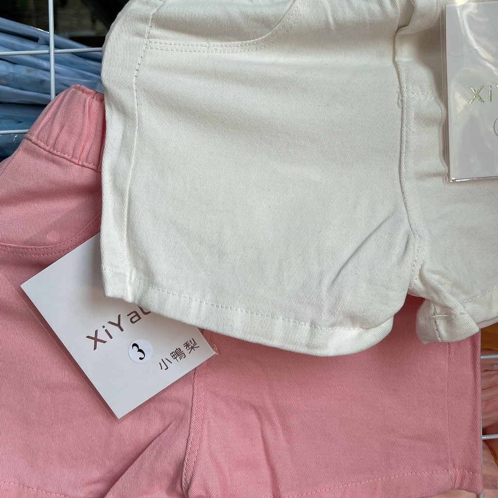 QG06 - Quần bé gái, quần đùi bé gái, chất thô co giãn 4 chiều, từ 8-17kg, richkid123