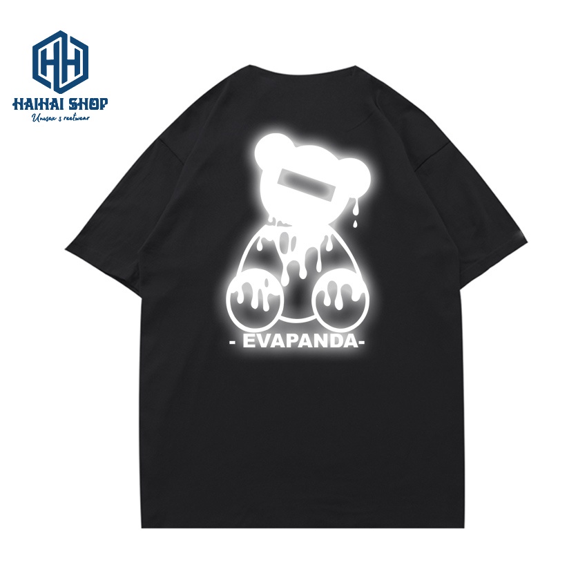 Áo Phông Phản Quang Evapanda Cotton 75 Co Giãn 4 Chiều Unisex Nam Nữ Đẹp Ken T-Shirt.