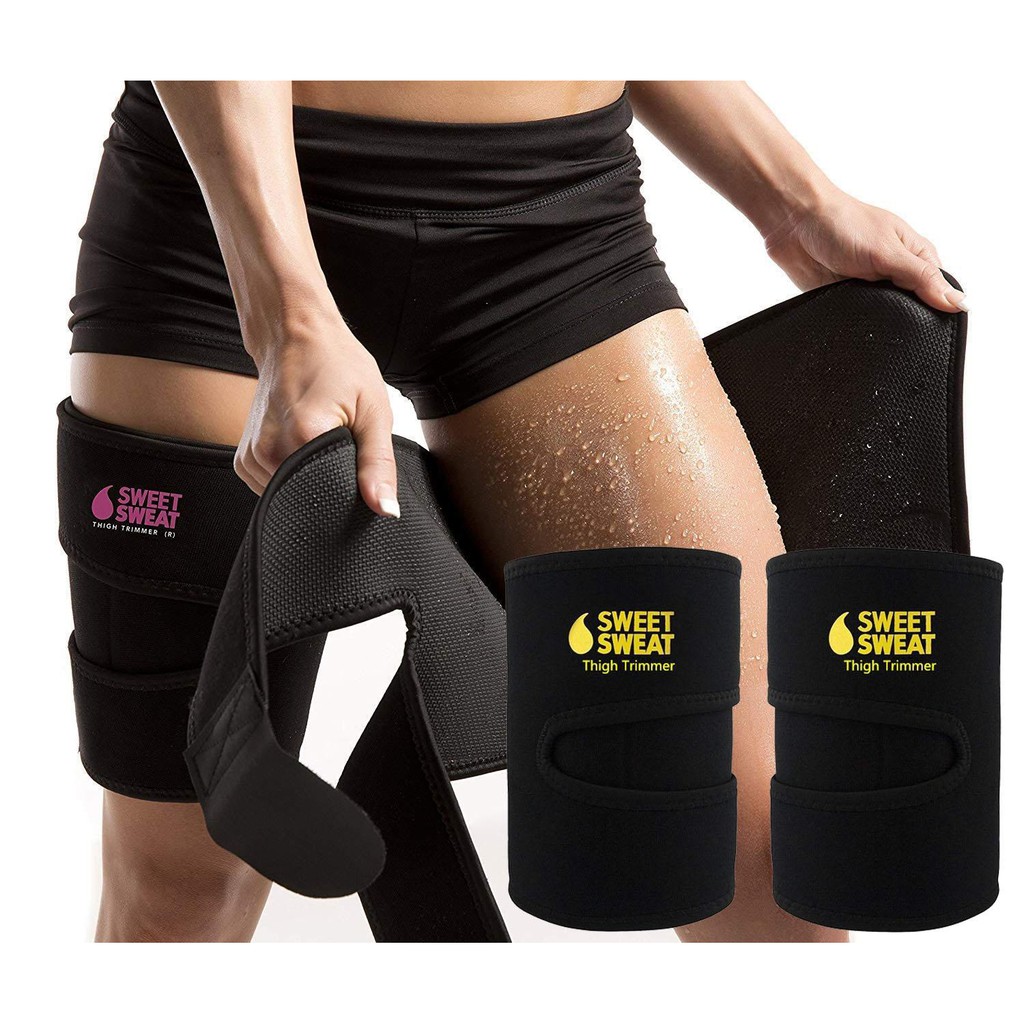 Đai Quấn Đai quấn đánh tan mỡ chân, tay, đùi giúp bạn có body thon gọn Sweet Sweat Thigh Trimmer