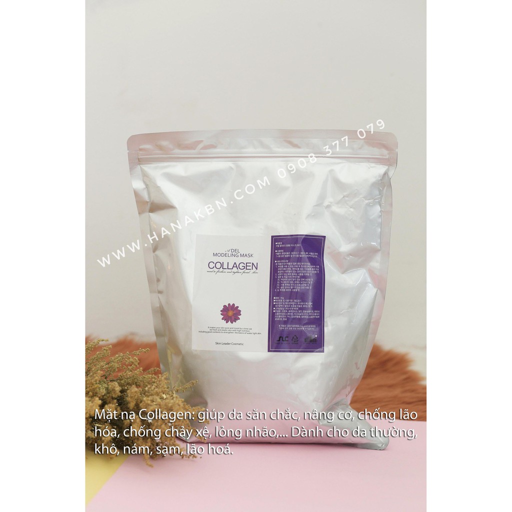 MẶT NẠ COLLAGEN Adel Modeling Mask (1000g) - Săn Chắc, Nâng Cơ, Chống Lão Hóa, Chảy Sệ (Hàng Chính Hãng)