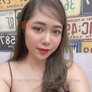 Kính Áp Tròng Tinteye Lens Xám Khói 749
