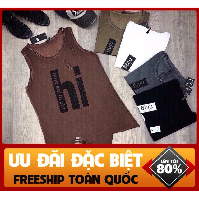 Áo thun nữ phom rộng sát nách chữ Hi chất da cá mềm mịn mùa hè - (Có 3 màu, Có ảnh và Clip thật) *