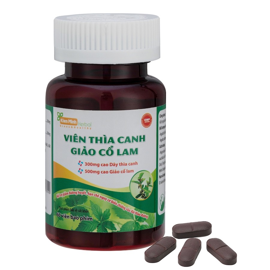Viên Thìa Canh Giảo Cổ Lam  - Kết hợp 2 loại thảo dược truyền thống cho người tiểu đường