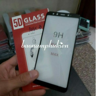 Kính cường lực xiaomi MI6X/MIA2 Full màn hình 5D xịn vát 2.5D siêu đẹp