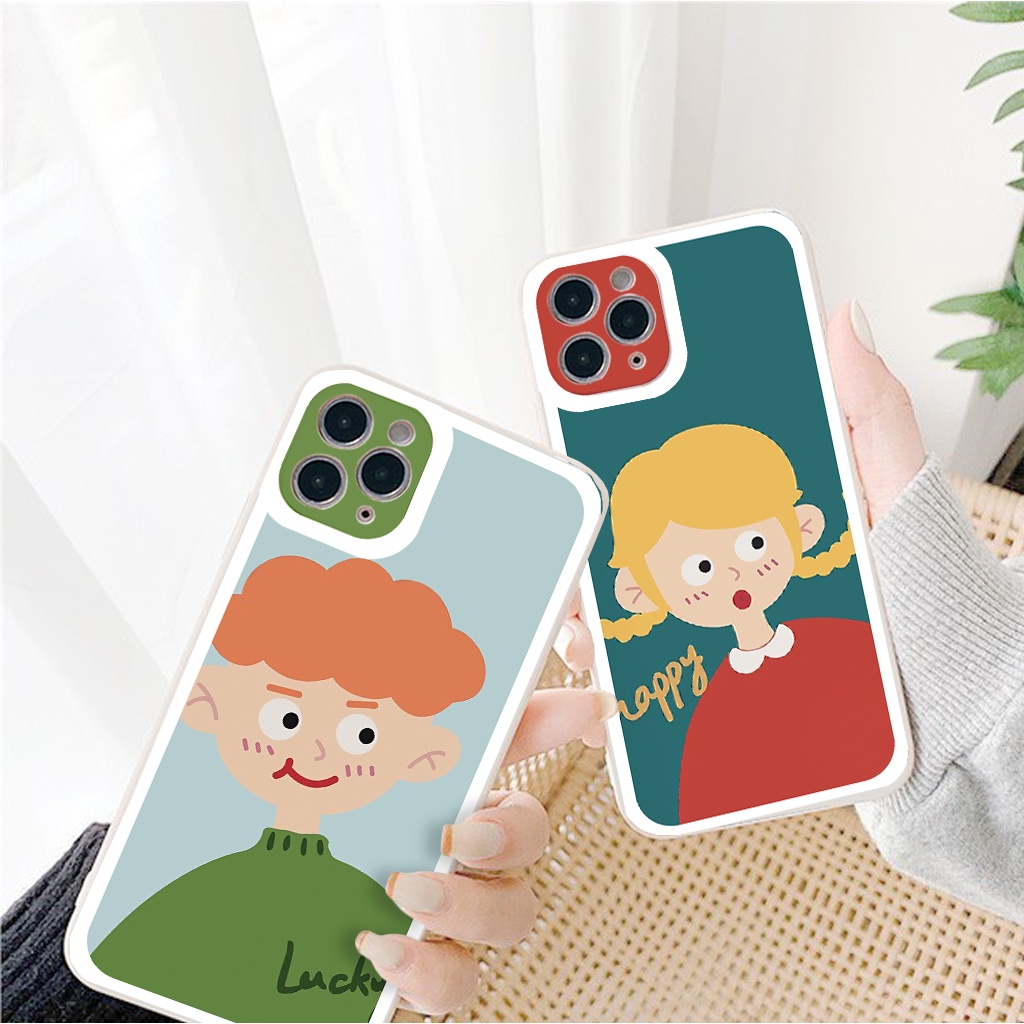 Ốp lưng iphone Happy Crush cạnh vuông ốp ip 6/6plus/6s/6splus/7/7plus/8/8plus/x/xr/xs/11/12/13/pro/max/plus/promax g10