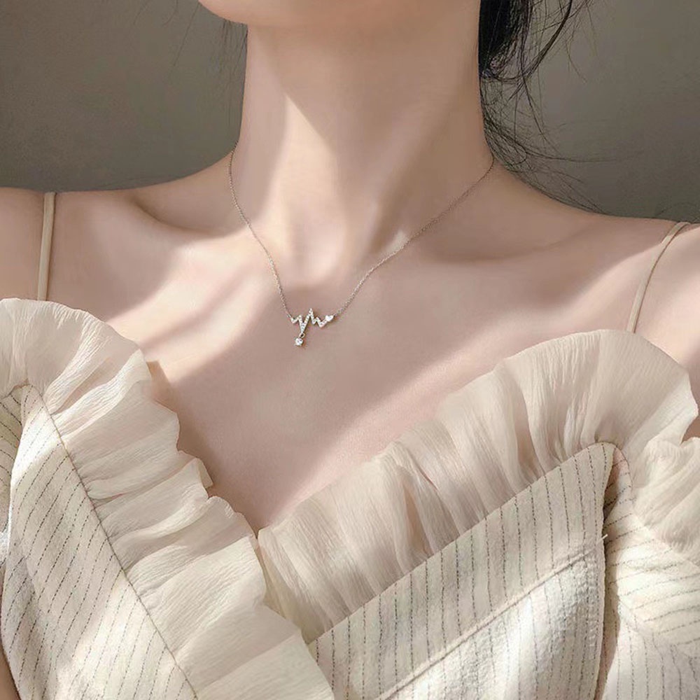 Vòng Cổ Choker Mặt Hình Mèo Và Trái Tim Phong Cách Hàn Quốc Thanh Lịch