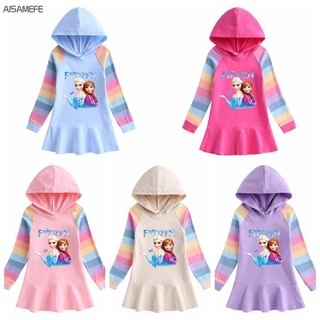 Đầm Công Chúa Elsa Đáng Yêu Cho Bé Gái