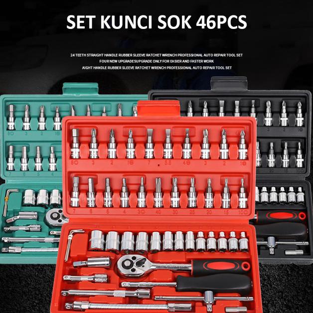 Bộ 46 Phụ Kiện Khóa Chống Sốc Chuyên Dụng Cho Xe Mô Tô/Xe Hơi