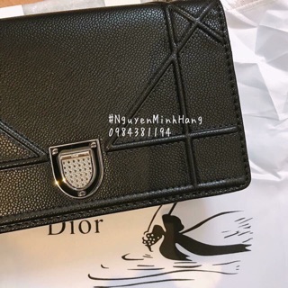 Túi dior đen sz 22,18
