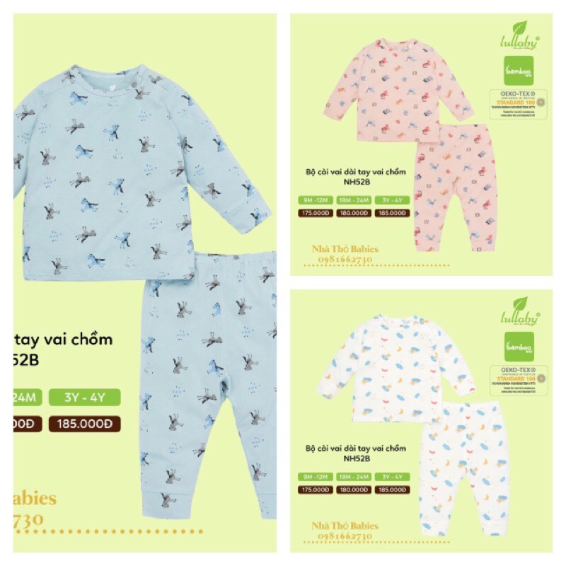 Bộ dài tay NH52B_Lullaby