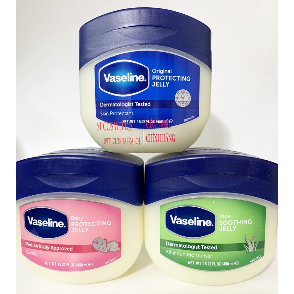 SÁP DƯỠNG ẨM VASELINE HỦ LỚN 368g / 450ml