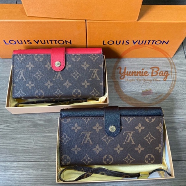 Ví dài LV. MESS cầm tay kèm hộp xịn sò hàng có sẵn