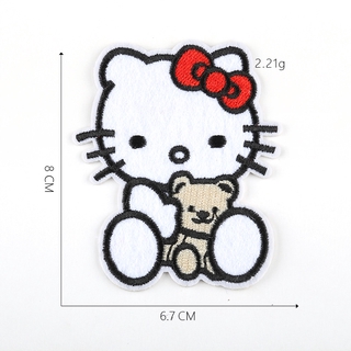Miếng dán ủi quần áo hình hello kitty

