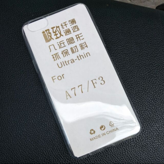 Ốp lưng dẻo trong suốt cho oppo A77/F3