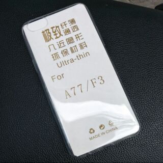 Ốp lưng dẻo trong suốt cho oppo A77/F3