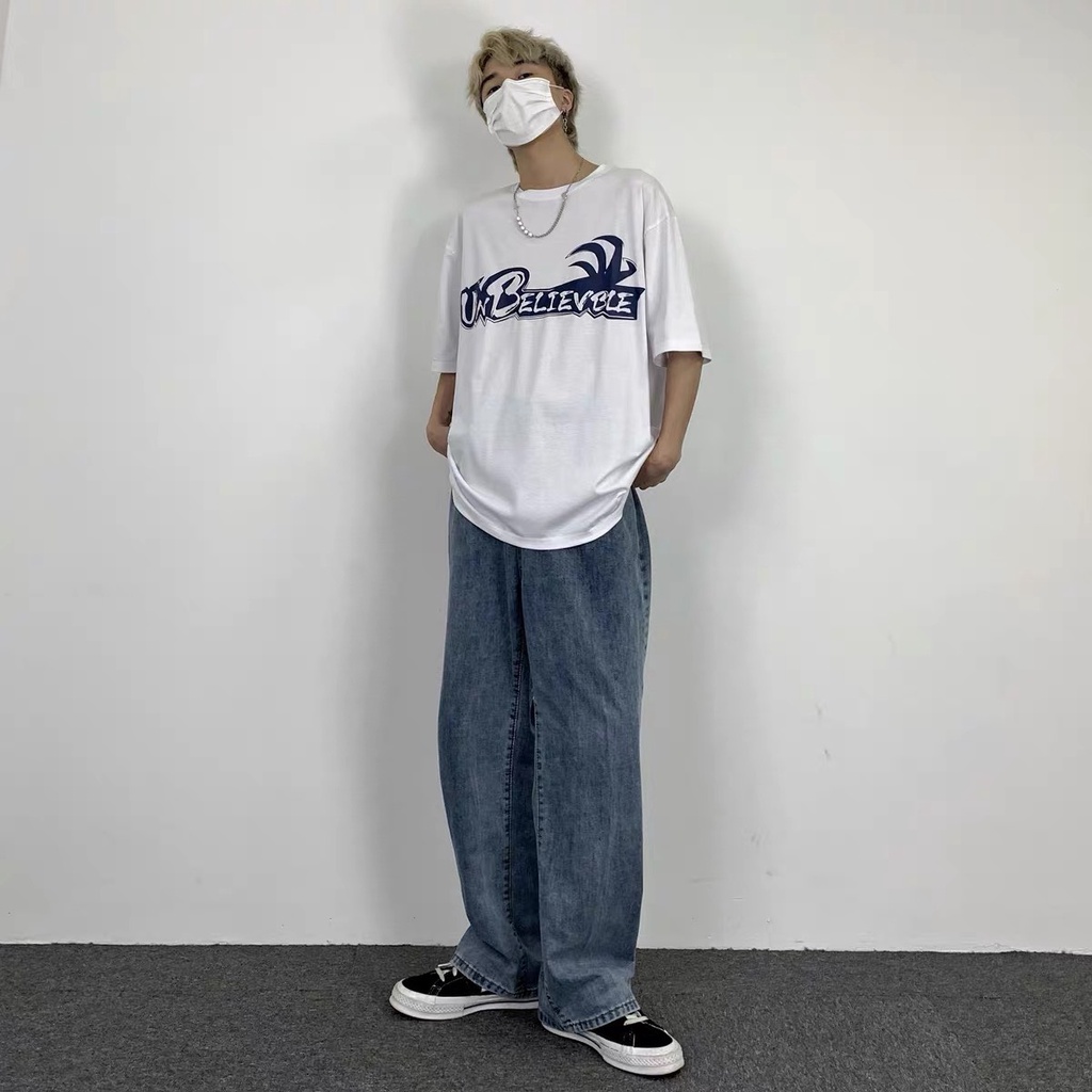 Áo Thun Tay Lỡ  Dáng Rộng Cotton Mịn Unisex - Áo Tee Basic Unbelievble