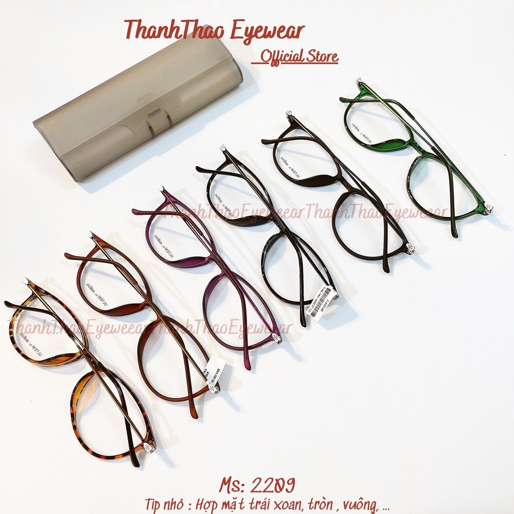 Kính Mắt,Gọng Kính Mắt Mèo THANHTHAO EYEWEAR Thời Trang Chất Liệu Ultem M2209