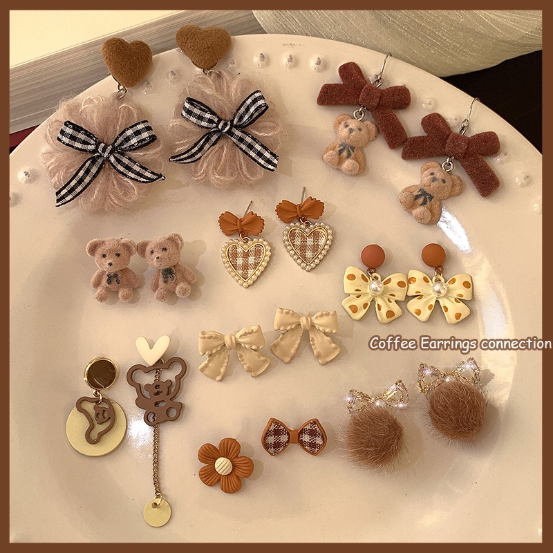 Đôi bông tai nhiều kiểu dáng tùy chọn dễ thương dành cho nữ