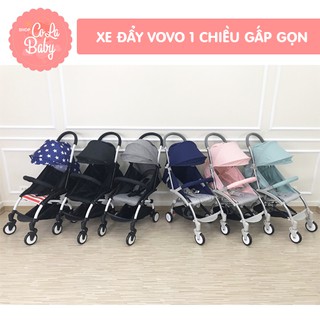 [có sẵn, trợ giá ship, tặng mã giảm giá, BẢO HÀNH 1 NĂM] Xe đẩy vovo 1 chiều gấp gọn
