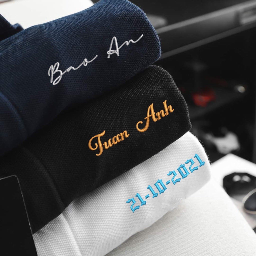 Thêu thêm 1 vị trí trên sản phẩm