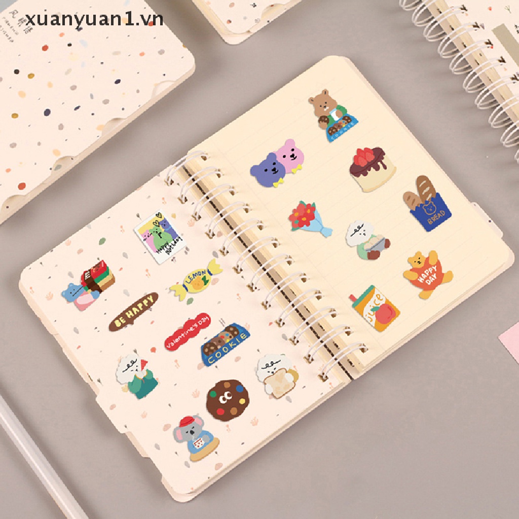 Set 100 Hình Dán Gấu Graffiti Dễ Thương Dùng Để Trang Trí Vali / Tủ Lạnh